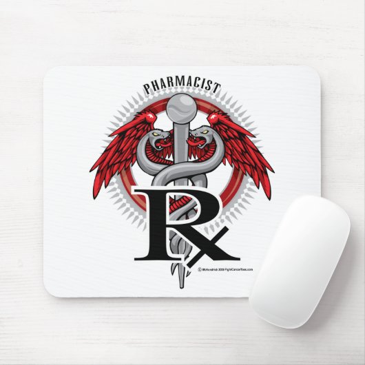 ApothekerCaduceus Mousepad (Mit Mouse)