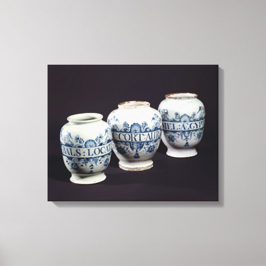 Apothekerdrogengläser, c.1740 leinwanddruck (Vorderseite)