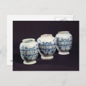 Apothekerdrogengläser, c.1740 postkarte (Vorne/Hinten)