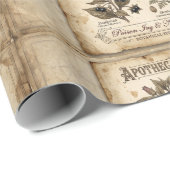 Apothekergarten Gift Tollkirsche Geschenkpapier (Rolleneckpunkt)