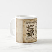 Apothekergarten Giftige Nachtschatten Kaffeetasse (Vorderseite Links)