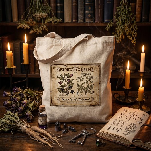 Apothekergarten Giftige Nachtschatten Tragetasche