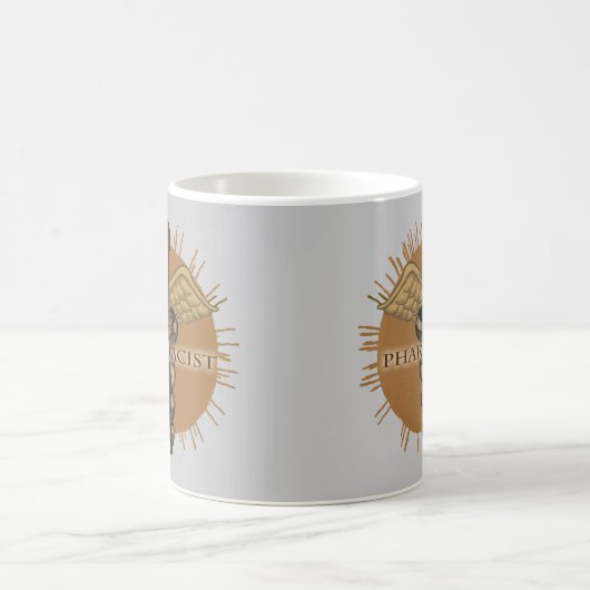 Apothekerin Caduceus Kaffeetasse (Mittel)