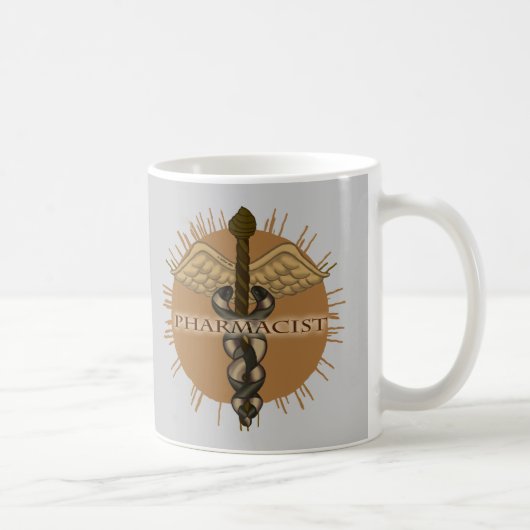 Apothekerin Caduceus Kaffeetasse (Rechts)