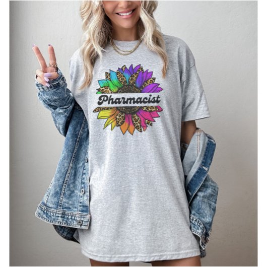Apothekerin für Regenbogenblume T-Shirt