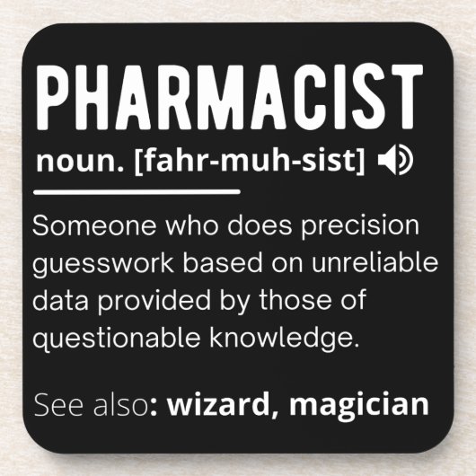 Apothekerin Getränkeuntersetzer (Vorderseite)