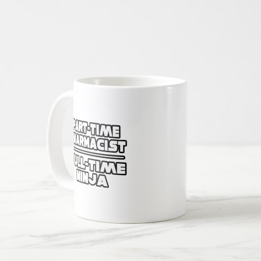 Apothekerin/Ninja Kaffeetasse (Vorderseite Links)