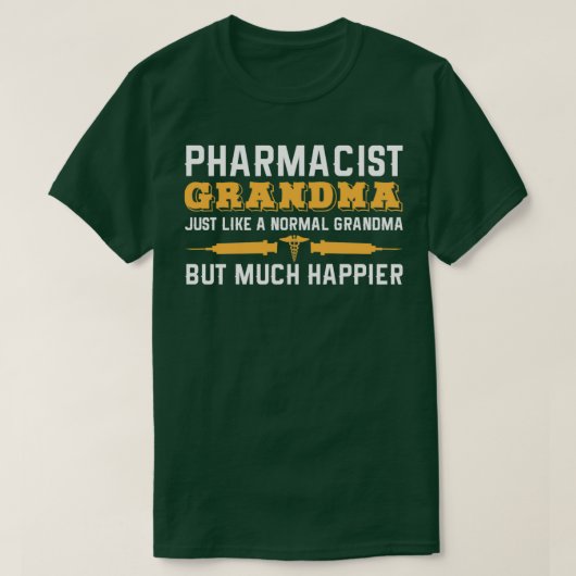 Apothekerin Oma Joke Grandmutter Druggist 1 T-Shirt (Design vorne)