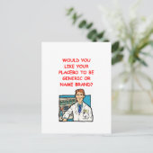 Apothekerin Postkarte (Stehend Vorderseite)