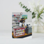 Apothekerin Postkarte (Stehend Vorderseite)