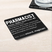 Apothekerin Rechteckiger Pappuntersetzer (angewinkelt)