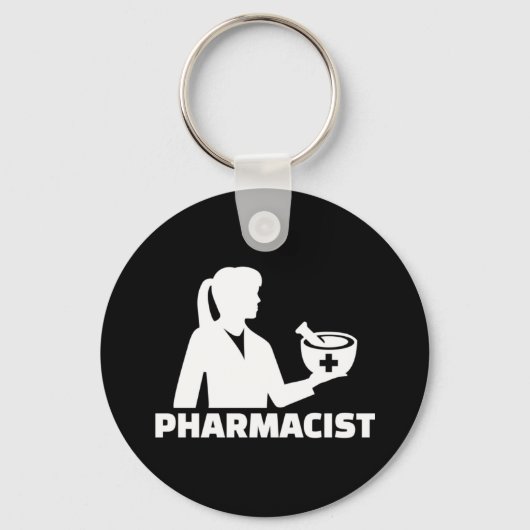 Apothekerin Schlüsselanhänger (Vorderseite)