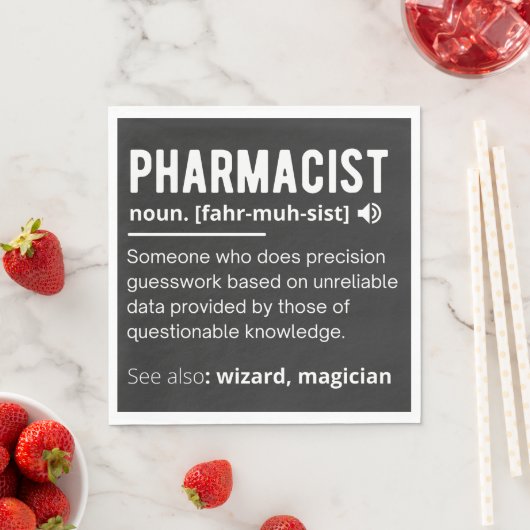 Apothekerin Serviette (Beispiel)