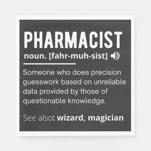 Apothekerin Serviette (Vorderseite)