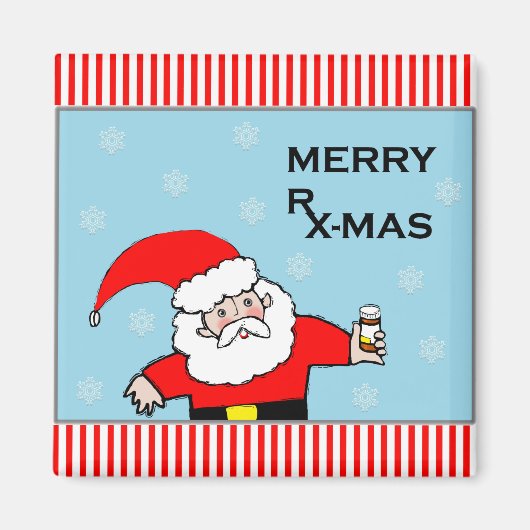 Apothekerin Weihnachten Magnet (Vorne)