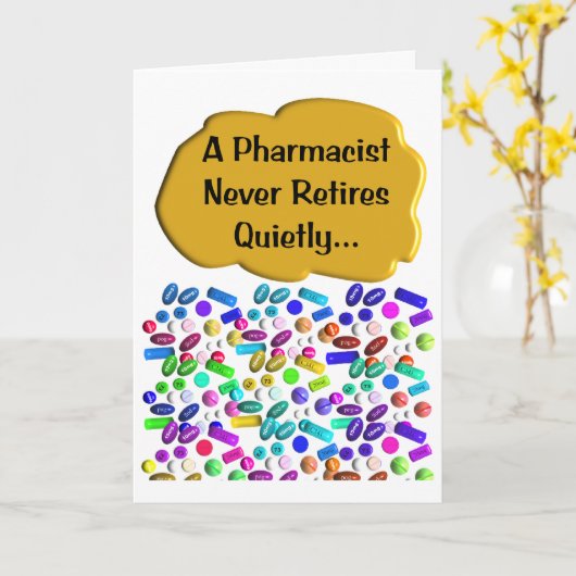 Apothekerkarte Karte (Gelbe Blume)