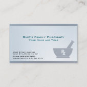 Apothekerkarte Visitenkarte (Vorderseite)