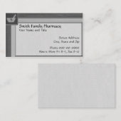 Apothekerkarte Visitenkarte (Vorne/Hinten)