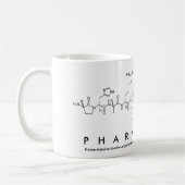 Apothekerpeptid-Wort-Tasse Kaffeetasse (Links)