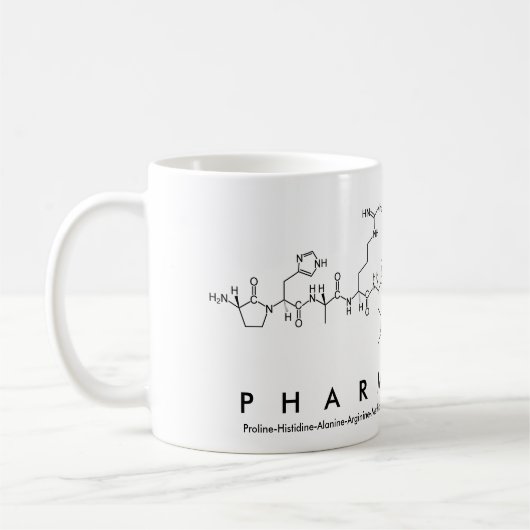 Apothekerpeptid-Wort-Tasse Kaffeetasse (Links)