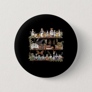 Apothekerschrank Kräuter Botanisch Hexe Mystisch Button