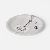 Apothekerschule Pappteller (Schrägansicht)