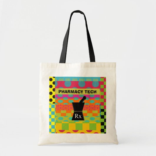 Apotheketech-Taschen-wunderliche Stampfe und Tragetasche (Vorne)