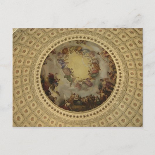 Apotheose der Art von Washington DC Postkarte (Vorderseite)