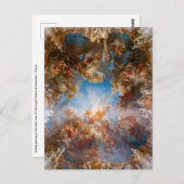 Apotheose des Herkules im Schloss Versailles Postkarte (Vorne/Hinten)