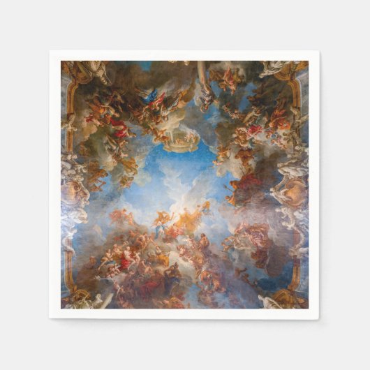 Apotheose des Herkules im Schloss Versailles Serviette (Vorderseite)