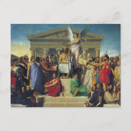 Apotheose des Homer, 1827 Postkarte (Vorderseite)