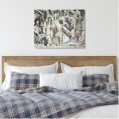 Apotheose des Kaisers Antoninus Leinwanddruck (Insitu (Schlafzimmer))