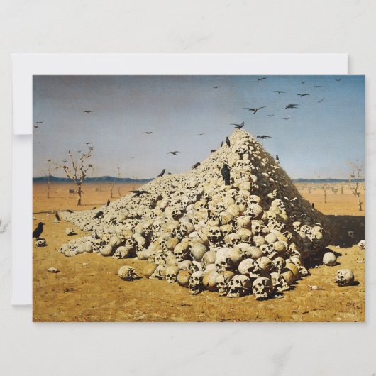 Apotheose des Krieges (Tod und Zerstörung) (Schäde Karte (Vorderseite)