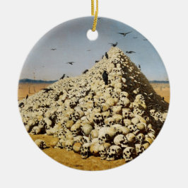 Apotheose des Krieges (Tod und Zerstörung) (Schäde Keramik Ornament