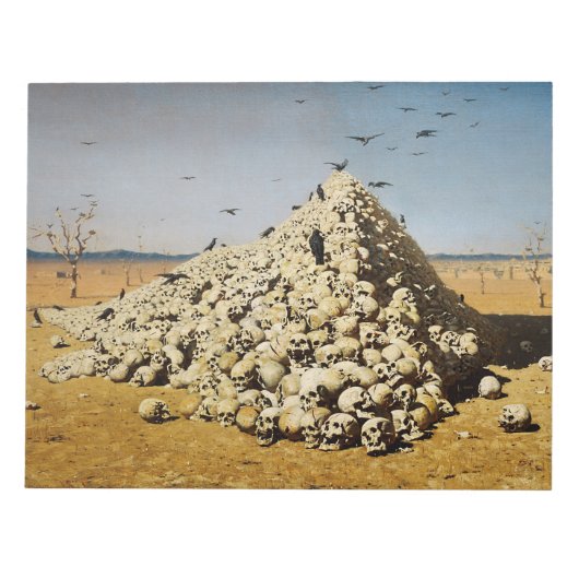 Apotheose des Krieges (Tod und Zerstörung) (Schäde Notizblock (Vorderseite)