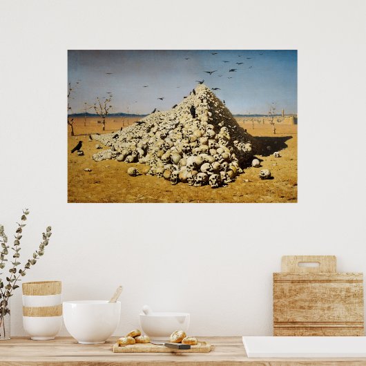 Apotheose des Krieges (Tod und Zerstörung) (Schäde Poster (Küche)