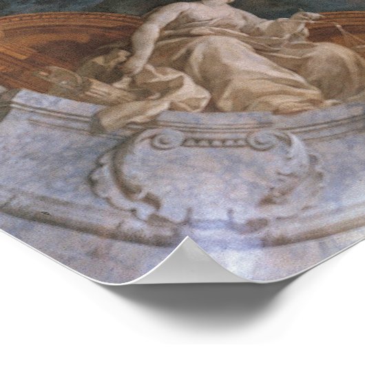 Apothéose d'Hercule - Lemoyne - Versailles Poster (Ecke)