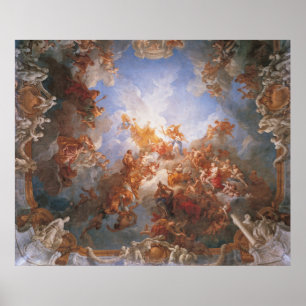 Apothéose d'Hercule - Lemoyne - Versailles Poster