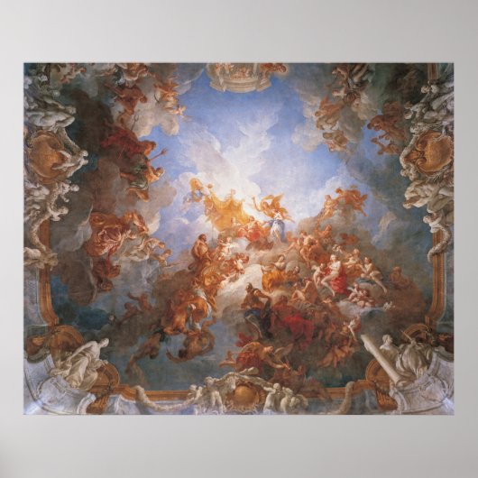 Apothéose d'Hercule - Lemoyne - Versailles Poster (Vorne)