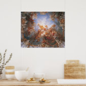 Apothéose d'Hercule - Lemoyne - Versailles Poster (Küche)