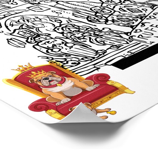 Apotheose oder Dante Poster (Ecke)