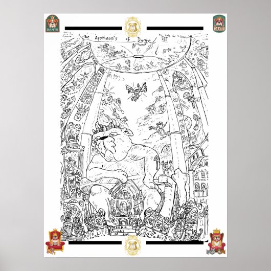 Apotheose oder Dante Poster (Vorne)