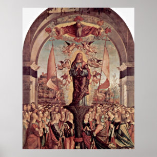 Apotheose St. Ursula von Vittore Carpaccio Poster