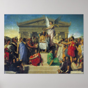 Apotheose von Homer, 1827 Poster