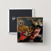 Apotheose von König Louis XIV von Frankreich Button (Vorne & Hinten)