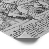 Apotheose von Peter dem Großen Poster (Ecke)