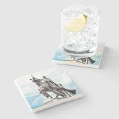 Apotheose von St.Louis, Skulptur-Untersetzer Steinuntersetzer (Seitenansicht)