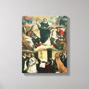 Apotheose von St. Thomas Aquinas, 1631 Leinwanddruck