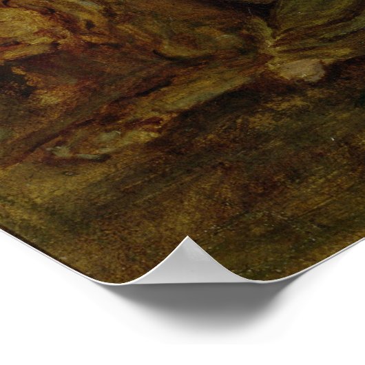 Apotheose von Voltaire, 1778 Poster (Ecke)