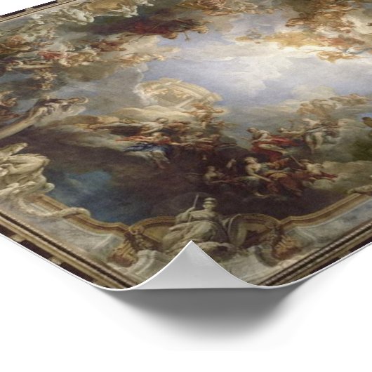 Apothèse d'Hercuele Château de Versailles Poster (Ecke)